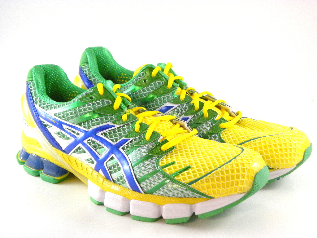 Asics Gel Kinsei 4 Brazil Green/Yellow/White Pro Runner Running men