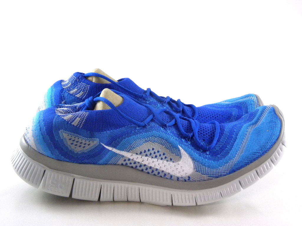 nike free flyknit blue