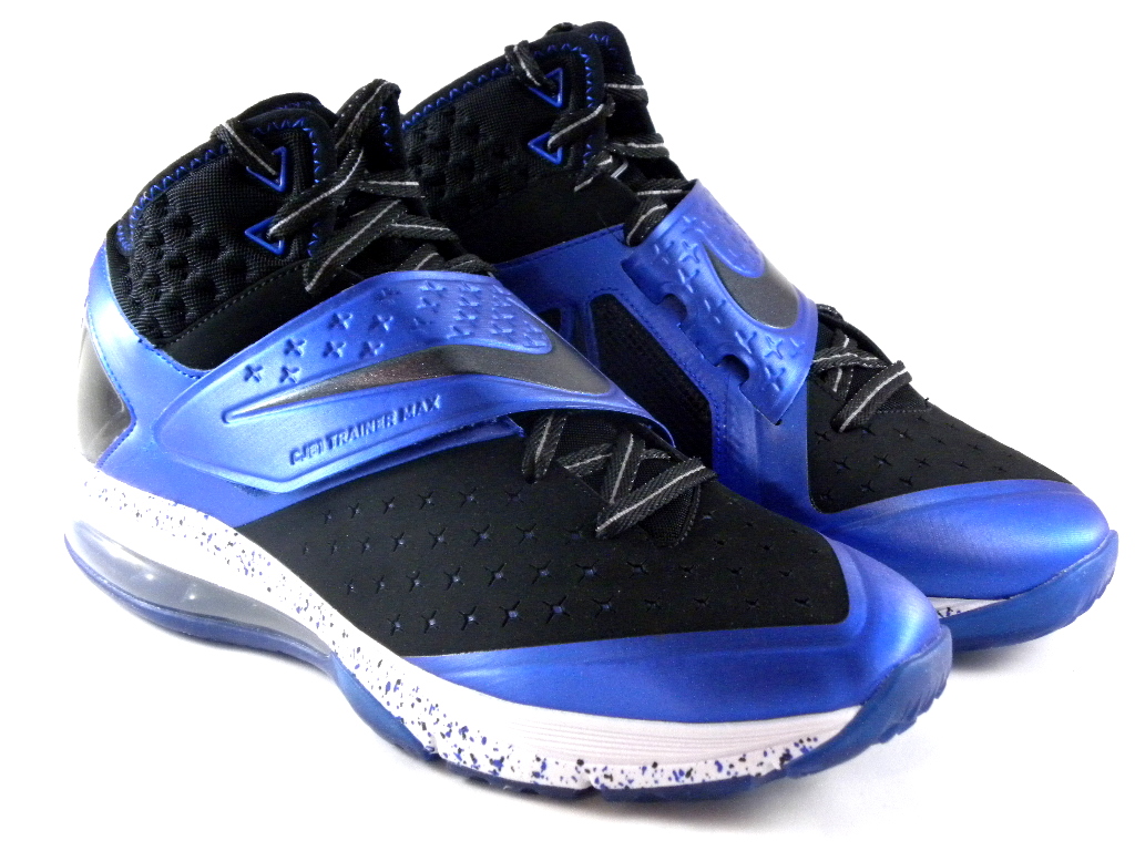 Nike CJ81 Trainer Max Black/Blue Detroit Lions Men�s Shoes